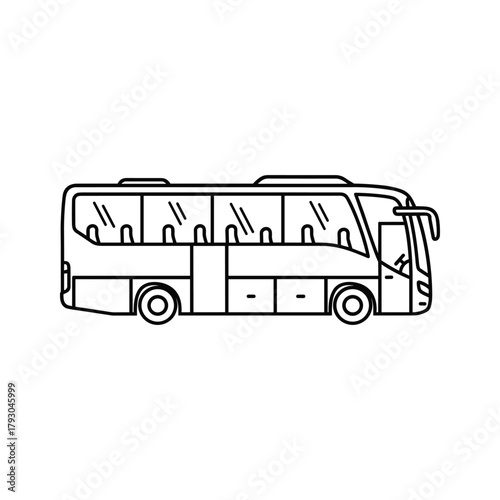 Sightseeing bus icon