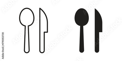 Utensils icon in simple modern vector format. EPS icon pack