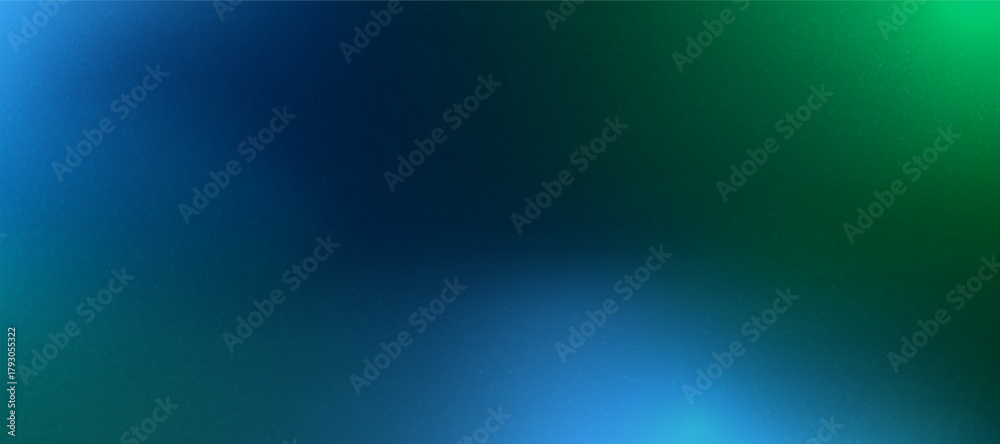 Fototapeta premium Smooth blue green gradient background with teal soft blur and abstract texture. Calm vector wallpaper for presentation, banner, UI design, branding, web template and digital art backdrop