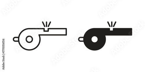 Whistle icon in simple modern vector format. EPS icon pack