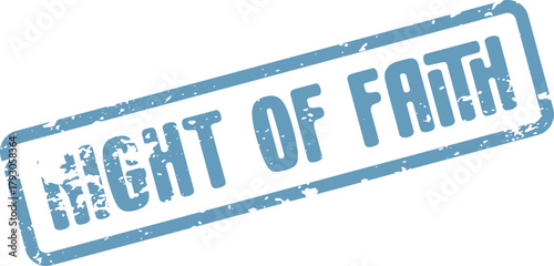 Night of Faith Spiritual Conviction Event Commemoration Stamp for Religious Occasions