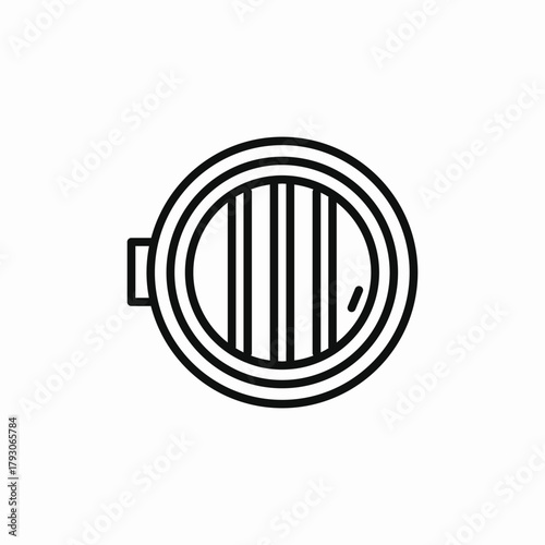 fuselage ship icon sign vector