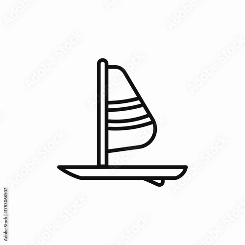 sail boat icon sign vector