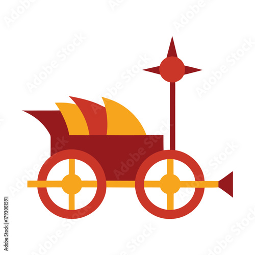 war chariot vector