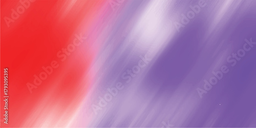 Abstract background featuring bold diagonal brushstrokes of vivid red and soft lavender purple colors with subtle white highlights creating a painterly and artistic impression
