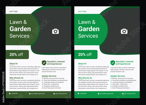 Lawn gardening services flyer design template, landscaping and gardening lawn care service flyer, Lawn and Garden maintenance Flyer Template lawn care flyer design template. landscaping and gardening 