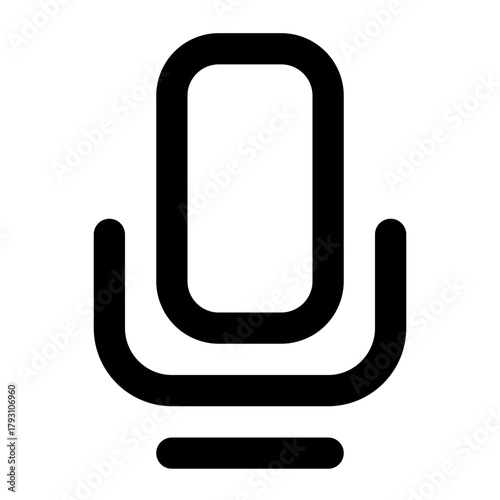 microphone icon for illustration