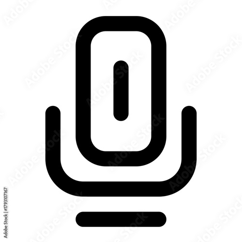 microphone icon for illustration