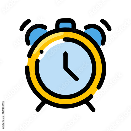 alarm clock vector illustration