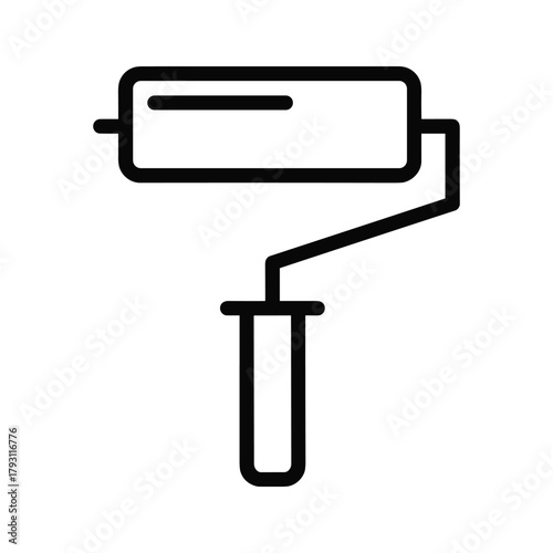 Paint roller icon