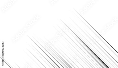 Speed line effect background flat design vector