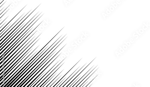 Cartoon-style background material: The effect of streamlines running diagonally. Vector background