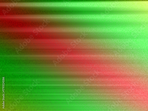Green and red abstract background with grainy horizontal lines