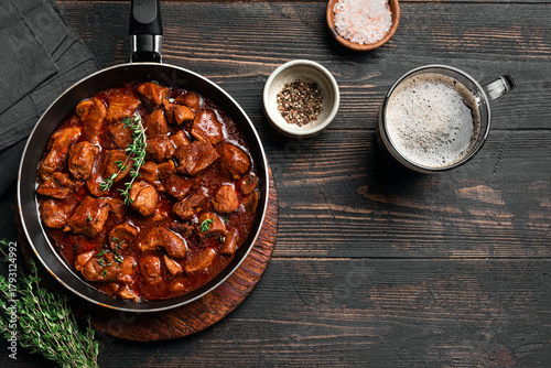Beef Meat Stew with Beer