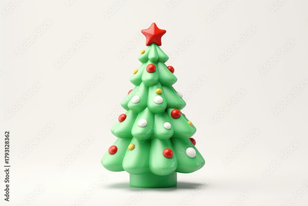 Obraz premium Christmas tree christmas tree representation.