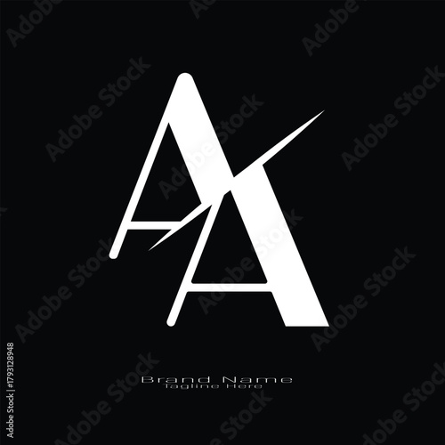 AA Best and best quality full monogram logo design using adobe illustrator and your best choice...