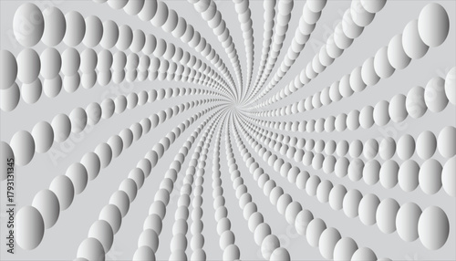 3d abstract spheres composition. Vector illustration. Futuristic Technology Style. Can be used for presentations and design.