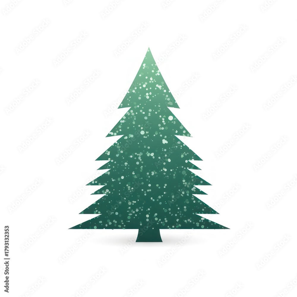 Fototapeta premium Tree christmas plant shape.