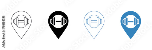 Find gym location fitness center workout dumbbell exercise training bodybuilding weightlifting near me now