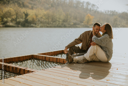 Couple enjoys a cozy moment...