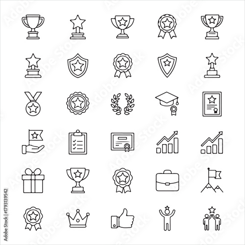 Hand-drawn doodle vector icon set collection for web and mobile design