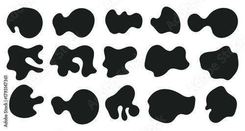 Abstract geometric composition with bold color accents and typographic elements