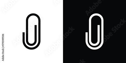 Clip icon vector graphics. filled vector sign, Symbol illustration.
