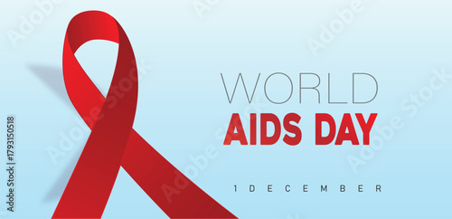 World AIDS Day Background with abstract background. World AIDS Day, symbol of the fight against AIDS and cancer, background concept.