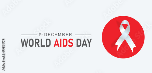 World AIDS Day Background with abstract background. World AIDS Day, symbol of the fight against AIDS and cancer, background concept.