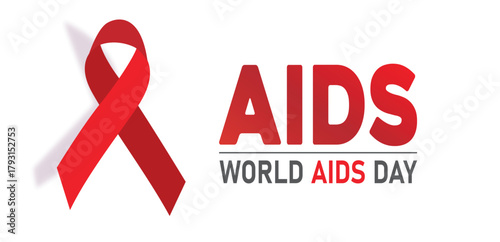 World AIDS Day Background with abstract background. World AIDS Day, symbol of the fight against AIDS and cancer, background concept.