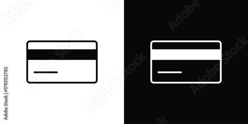 Credit card icon vector graphics. filled vector sign, Symbol illustration.