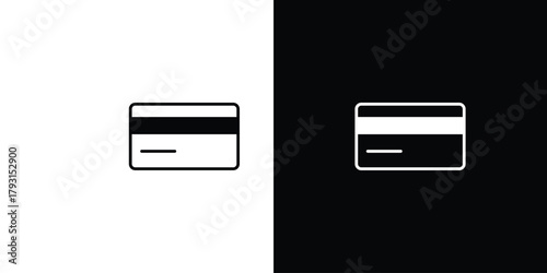 Credit card icon vector graphics. filled vector sign, Symbol illustration.