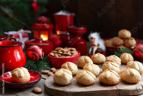 Traditional Homemade Bethmännchen - German Marzipan Almond Cookies