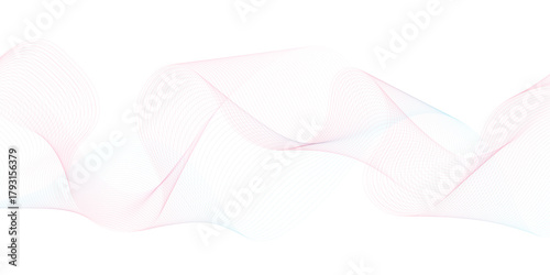 Abstract wave line. Digital frequency equalizer. digital Stylized line art background. Vector