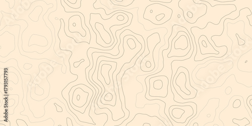 Abstract navy blue color topographic map lines background. Vector seamless background, subtle pattern. topographic map background concept.