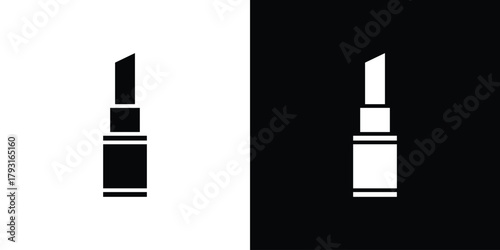Lipstick icon vector graphics. filled vector sign, Symbol illustration.