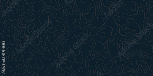 Abstract navy blue color topography map contour line modern design with White background with topographic wavy pattern design.	
