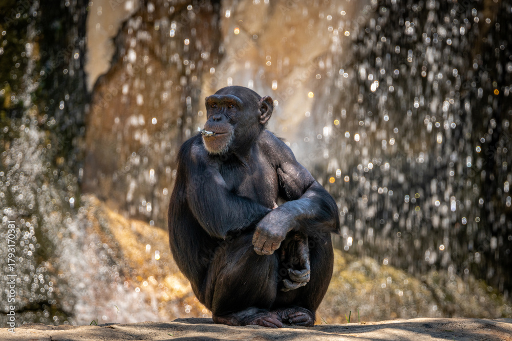 Photography Monkey at the zoo