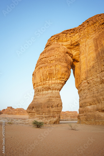 Saudi Arabia. Elephant Rock in Al-Ula 