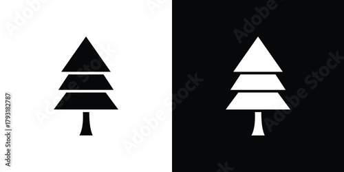 Tree free icon vector graphics. filled vector sign, Symbol illustration.