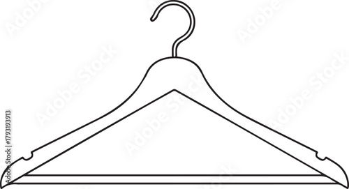 hanger isolated on white background