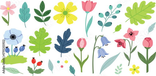 Collection of Doodle Style Starburst and Sparkle Vector Illustrations