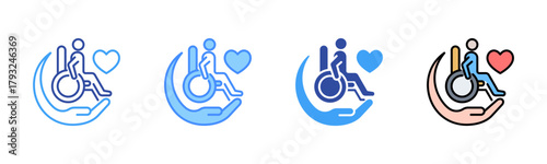 Developmental Icon, Multi Styles Icon Set