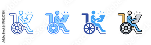 Studies Icon, Multi Styles Icon Set