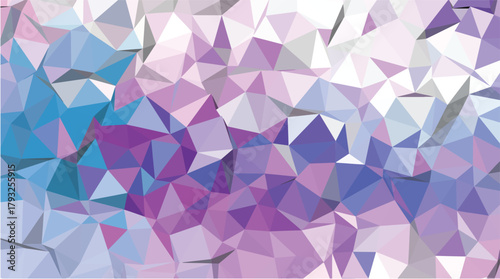 Vibrant Sunset Gradient Low Poly Abstract Background with Bold Geometric Texture