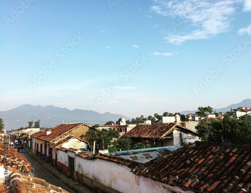 Photography Beautiful rooftop view in San Cristobal de las Casas