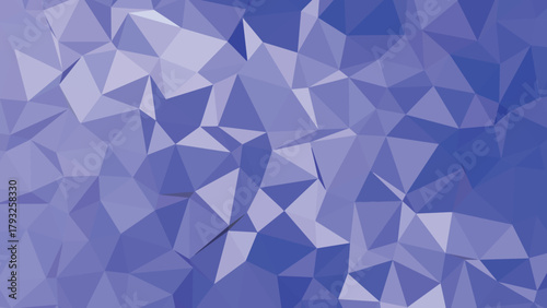 Deep Periwinkle Monochromatic Low Poly Geometric Abstract Background Texture