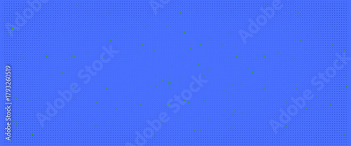 An ecru halftone paper with a blue memo and royal note for a geometric pattern or handmade background design.