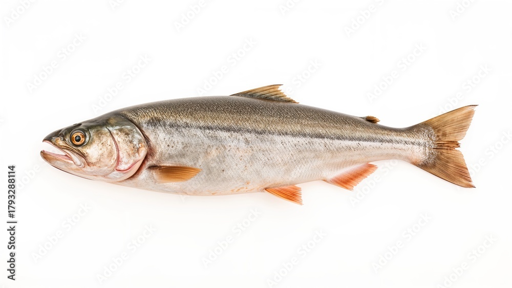 Fototapeta premium A live fish with the number 8933.