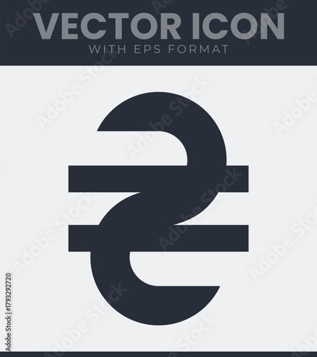 Ukrainian hryvnia currency exchange symbol for financial transactions